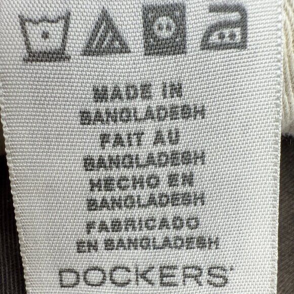 EUC Men's LEVI'S Dockers‎ D3 Brown Chino Pant Classic Fit | Size W34 X L32 - Picture 8 of 9